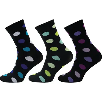 Dámské ponožky Dámské ponožky NOVIA | Lycra PUNTÍK 1081 - balení 3 párů Velikost: 26-27 ( 39-41 )