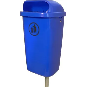 Venkovní odpadkový koš Venkovní odpadkový koš Dino, modrá + doprava zdarma