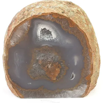 Přírodní kámen Geoda achát hnědá s dutinkou (Brazílie) 1104g