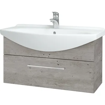 Koupelnový nábytek Dřevojas Koupelnová skříňka TAKE IT SZZ 85 - D01 Beton / Úchytka T04 / D01 Beton