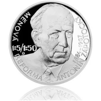2016 - Stříbrná medaile Českoslovenští prezidenti - Antonín Zápotocký