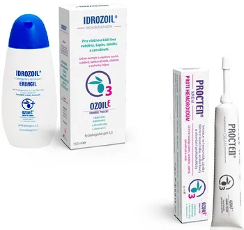 Intimní hygienický prostředek Erbagil Ozonidy Procten 40 ml + Idrozoil 150 ml