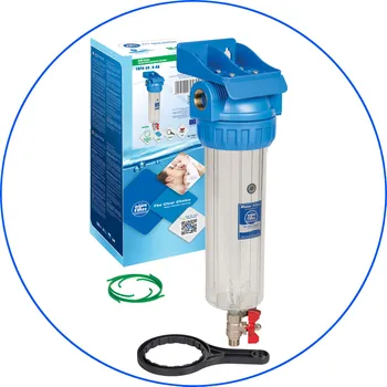 vodní filtr Aquafilter Filtr AQ 10" 3/4" s odkalovacím ventilem bez vložky