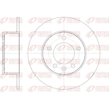 Brzdový kotouč Brzdový kotouč REMSA 61412.00