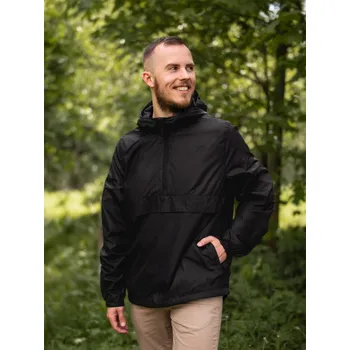 Pánská šusťáková bunda - černá Černá L