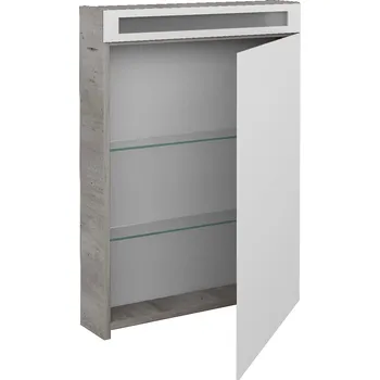 Koupelnový nábytek Dřevojas Jednodvéřová galerka MAX GAO 60 - D01 Beton / Pravé