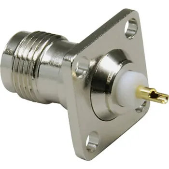 Elektrická zásuvka BKL Electronic 0405059 0405059 TNC konektor přírubová zásuvka, rovná 50 Ω 1 ks