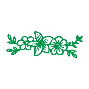 Samolepící dekorace Květina dekor 037 pravá (12 - zelená) SAMOLEPKA NA AUTO, NÁLEPKA, FÓLIE, POLEP, TUNING, VLASTNÍ TEXT, TISK, AUTOSAMOLEPKY.cz, POLEPY, OBRÁZEK, LOGO, 3D STICKERS