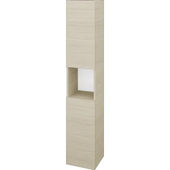 Koupelnový nábytek Dřevojas Vysoká skříň DOS SVD2O 35 - D04 Dub / Bez úchytky T31 / D04 Dub / Pravé