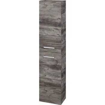 Koupelnový nábytek Dřevojas Vysoká skříň DOOR SV1D2 35 - D10 Borovice Jackson / Úchytka T03 / D10 Borovice Jackson / Levé