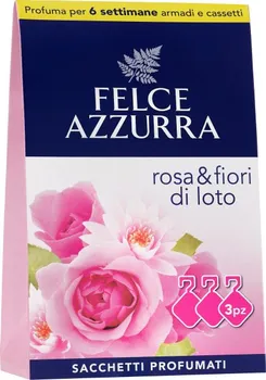 Felce Azzurra Vonné sáčky růže a lotosový květ 3 ks