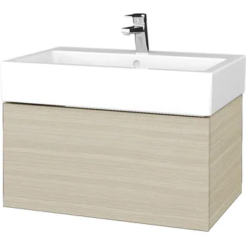 Koupelnový nábytek Dřevojas Koupelnová skříňka VARIANTE SZZ 70 pro umyvadlo Duravit Vero - D04 Dub / D04 Dub
