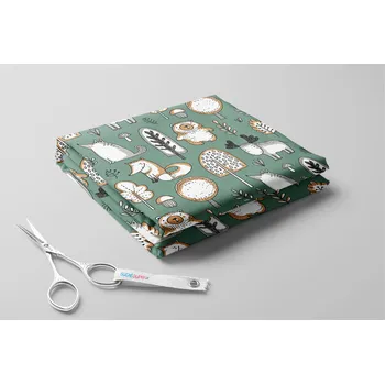 Dámské oblečení Lycra exclusive, Zvířátka mezi stromy Barva: Olivová