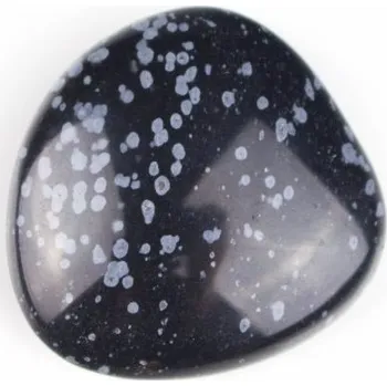 Drahý kámen Obsidián vločkový - placička