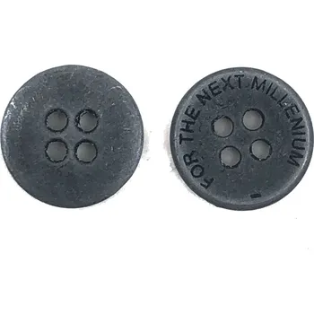 Knoflík GOM26, Knoflík, 13mm, šedivý, 1ks