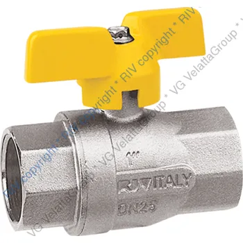 Vodovodní kohout Plyn kohout kulový 1 motýlek MM RIV7164