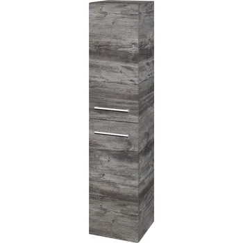 Koupelnový nábytek Dřevojas Vysoká skříň DOS SVD2 35 - D10 Borovice Jackson / Úchytka T03 / D10 Borovice Jackson / Pravé