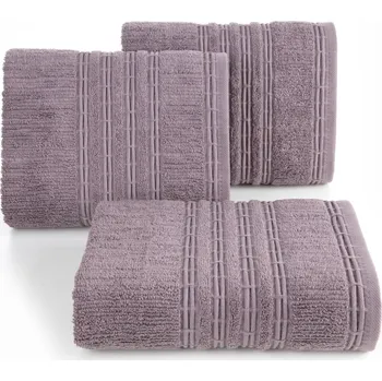 Ručník BAVLNĚNÝ RUČNÍK ROMEO 70X140 CM FIALOVÁ
