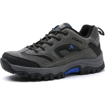 Pánské tenisky Pohodlné trekové boty pánské tenisky sportovní Barva: Šedá, Velikost: 47