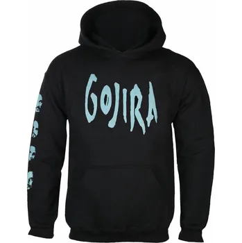 Pánské oblečení mikina s kapucí pánské Gojira - Fortitude Faces BL - ROCK OFF - GOJHD03MB