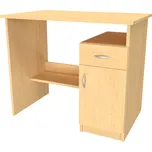 Psací stolek DELTA pravá, Dekor: Javor