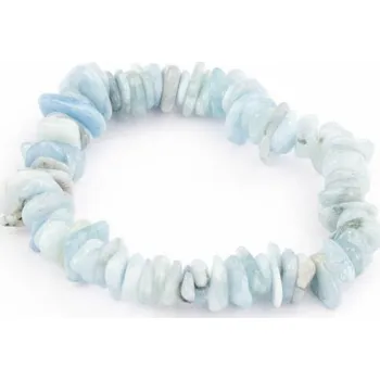 Náramek Akvamarín velký - sekaný