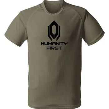 Funkční tričko CERBERUS HUMANITY FIRST - olivová