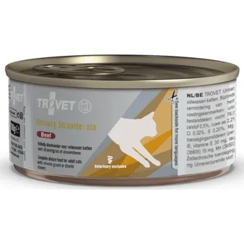 Krmivo pro kočku TROVET Cat Urinary Struvite ASD Beef 100 g