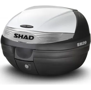 Zavazadlo na motocykl Vrchní kufr na motorku s barevným krytem SHAD SH29 bílá