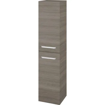 Koupelnový nábytek Dřevojas Vysoká skříň DOS SVD2 35 - D03 Cafe / Úchytka T01 / D03 Cafe / Levé