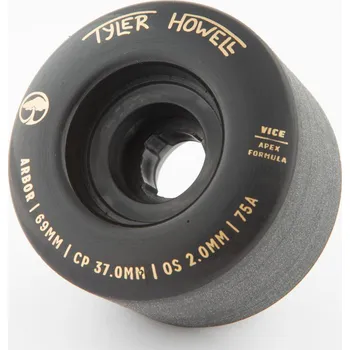Kolečko na skateboard Arbor - Signature Wheel Vice Tyler Howell 69mm 75a Black - kolečka (sada 4ks)