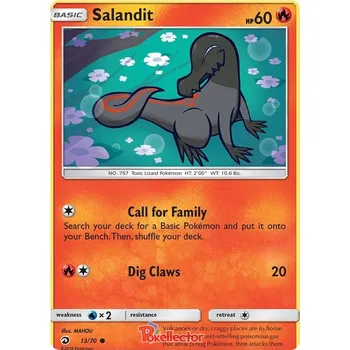 Karetní hra Salandit 013/070 - Dragon Majesty Typ karty: Non-Holo