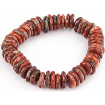 Náramek Jaspis brekcie - disky