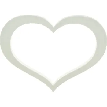 Svatební dekorace Srdce duté polystyren 40 CM