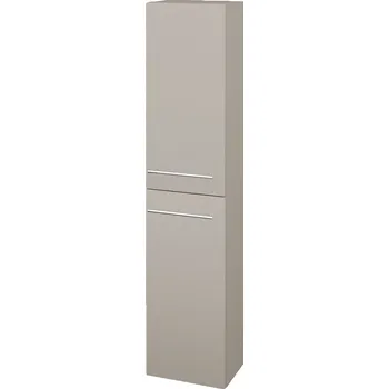 Koupelnový nábytek Dřevojas Vysoká skříň DOS SV1D2 35 - N07 Stone / Úchytka T02 / N07 Stone / Levé