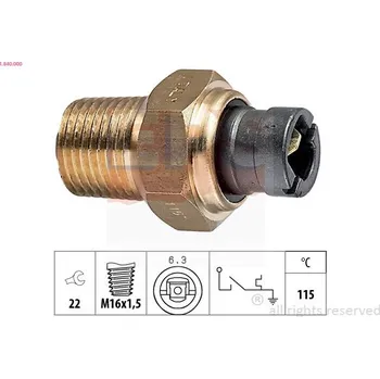 Auto-moto Teplotní spínač, varovná kontrolka chladiva EPS 1.840.000