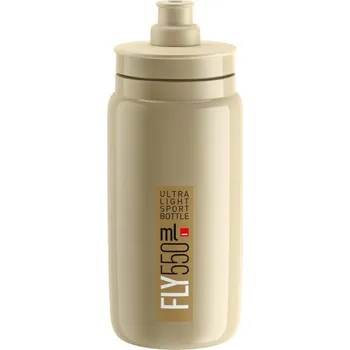 Láhev ELITE láhev FLY 20' béžová/hnědé logo, 550 ml
