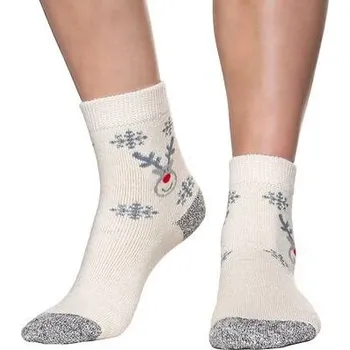 Oblečení a móda Vlnka Dětské ponožky Merino sobík šedá velikost ponožek 21-24