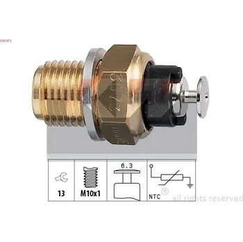Čidlo automobilu Snímač, teplota oleje KW 530 073