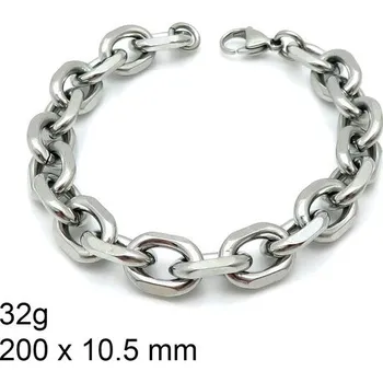 Náramek Ocelový náramek - Belcher - 200 x 10.5 mm