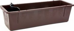 INJETON PLAST Samozavlažovací truhlík Frajman 60 cm hnědá