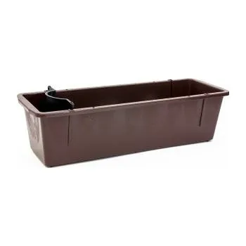 Truhlík INJETON PLAST Samozavlažovací truhlík Frajman 60 cm hnědá