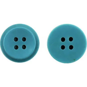 Knoflík GOM138, Knoflík, 18mm, tmavě mentolový, 1ks