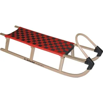 Bohemia Sáně LAVINA 125 cm MODRO-ČERNÁ KOSTKA-125CM