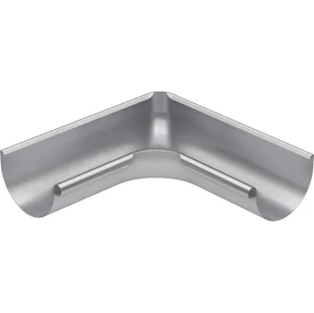 okap BRYZA Roh žlabu vnitřní pozinkovaný Ø 125 mm, Přírodní pozink