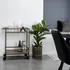 Servírovací stolek House Nordic Vita 2101535 černý/hnědý