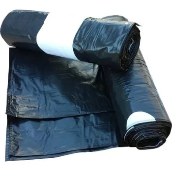 Pytle na odpadky Pytel na odpad, 30 l, 40 mic, zatahovací, černý, 30 ks