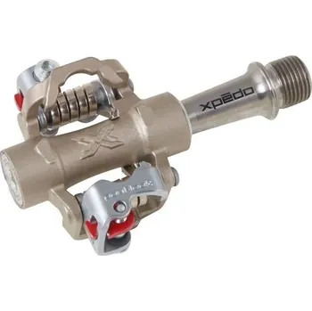 Pedál na kolo pedály X-PEDO MTB M-FORCE 8 Ti, prům.ložiska, šedé