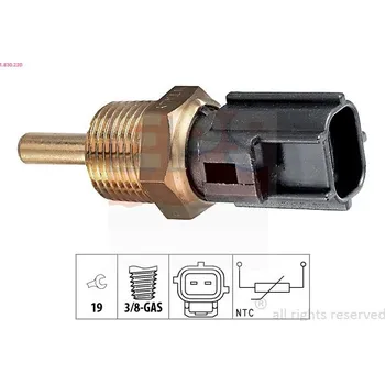 Autoelektrika Snímač, teplota chladiva EPS 1.830.230