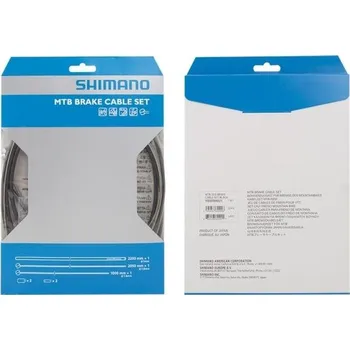 Lanko pro jízdní kolo SHIMANO bowdeny+lanka brzdový set SH XTR MTB, černý